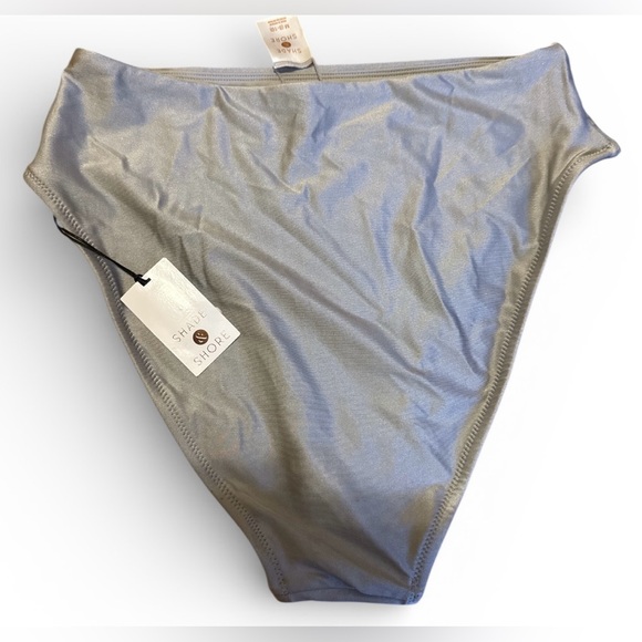 NWT Shade and Shore Women's High-Waisted Gray Briefs - Picture 4 of 6